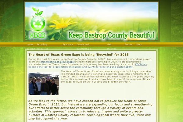 heartoftexasgreenexpo.org site used Kbcb7