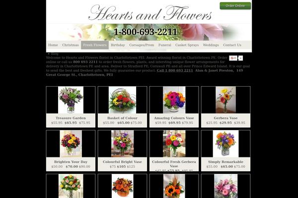 heartsandflowers.ca site used Heartsflowers