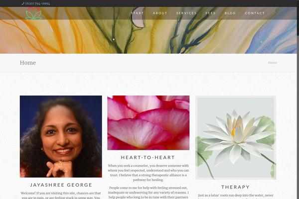 WordPress website example screenshot