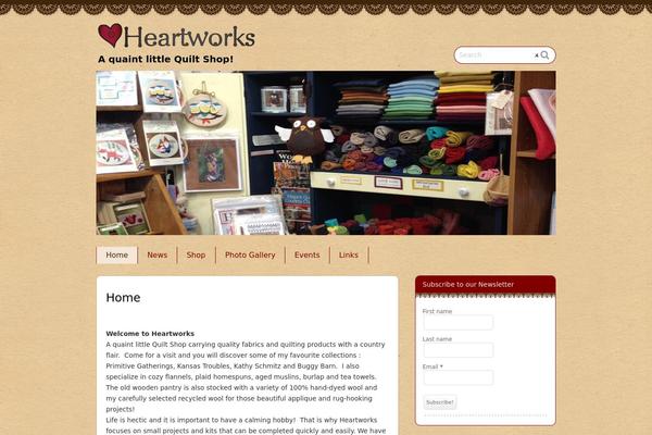 heartworks.ca site used Chocolat