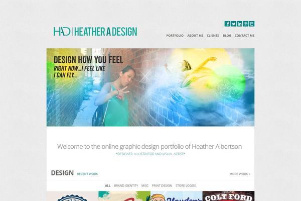 Flexible theme site design template sample