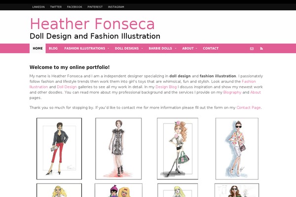 heatherfonseca.com site used Canvas-1