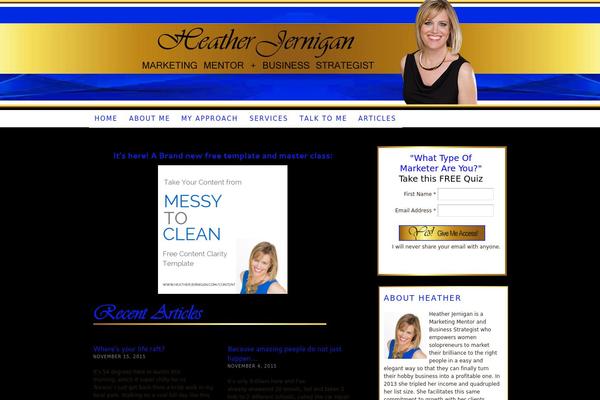 WordPress website example screenshot