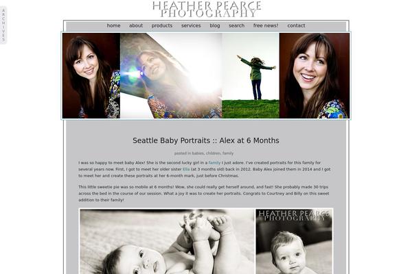 Prophoto4 theme site design template sample