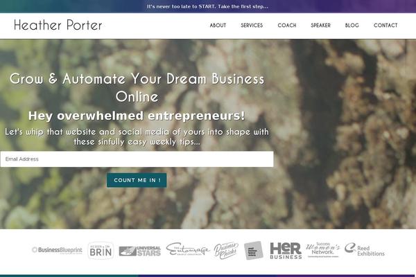 heatherporter.com site used Beavertron-master