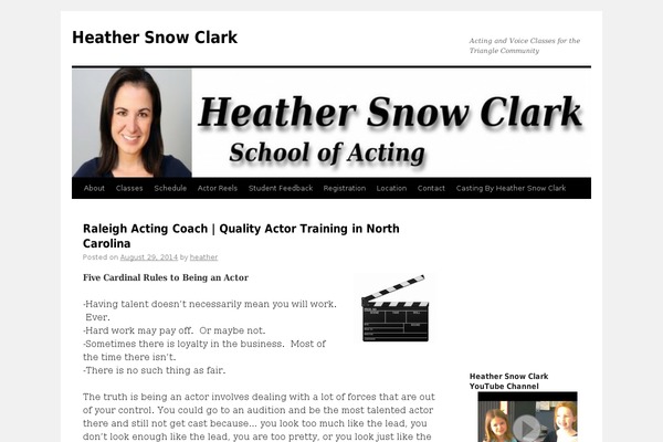 WordPress website example screenshot