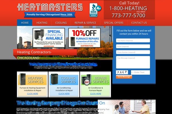 heatmasters.com site used Heatmasters