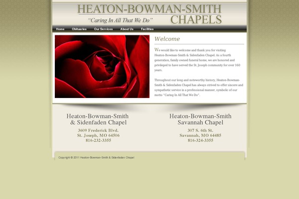 heatonbowmansmith.com site used Hbs