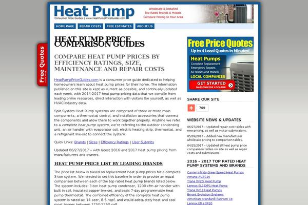 heatpumppriceguides.com site used Plainsimple
