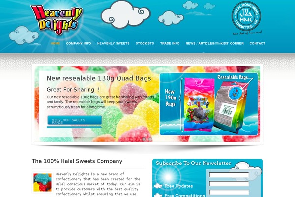 Heaven theme site design template sample