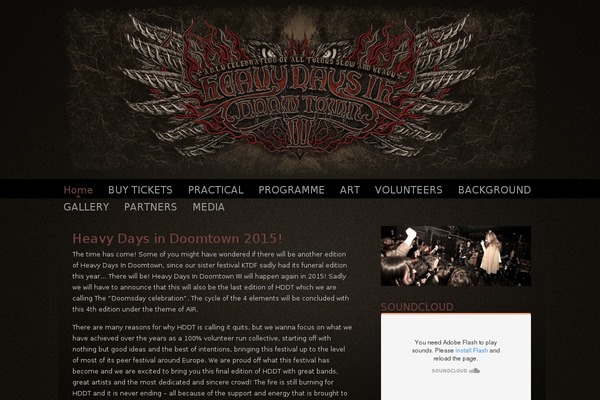 Dark-n-gritty theme site design template sample
