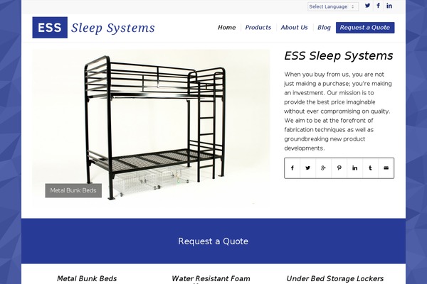 WordPress website example screenshot