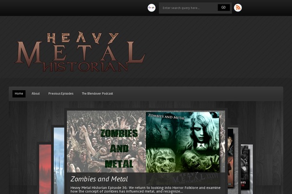 Lovecraft theme site design template sample