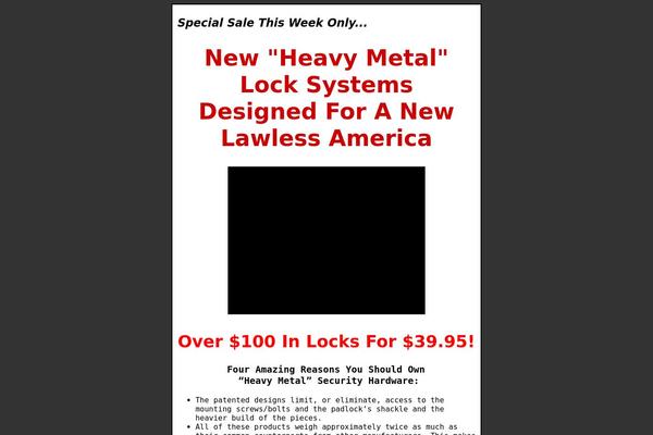 heavymetallocks.com site used Solutionsscience