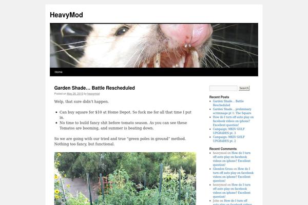 Twenty Ten theme site design template sample