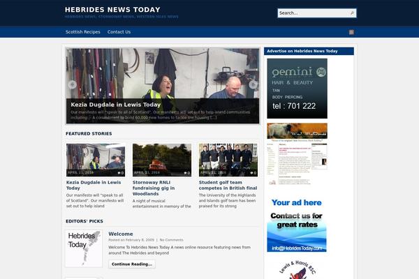 WordPress website example screenshot