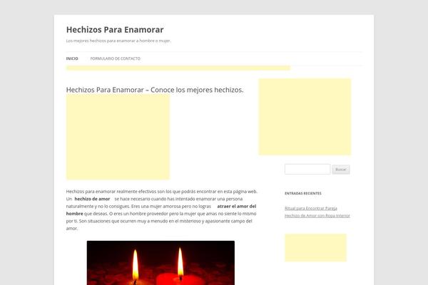 Twenty Twelve theme site design template sample