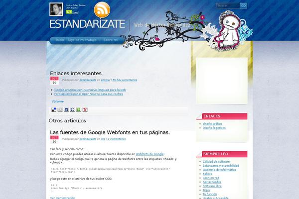 hectorfernandez.es site used Estandarizate2