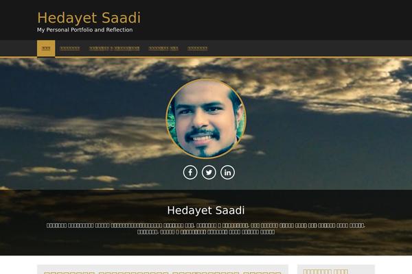 hedayetsaadi.com site used WP Profile