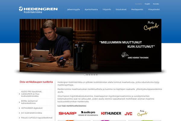 hedengrenkodintekniikka.fi site used Dynamix