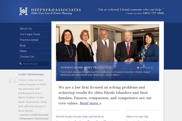 hefflaw.com site used Heffner