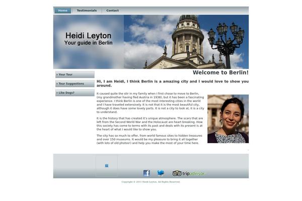 heidileyton.com site used Guide