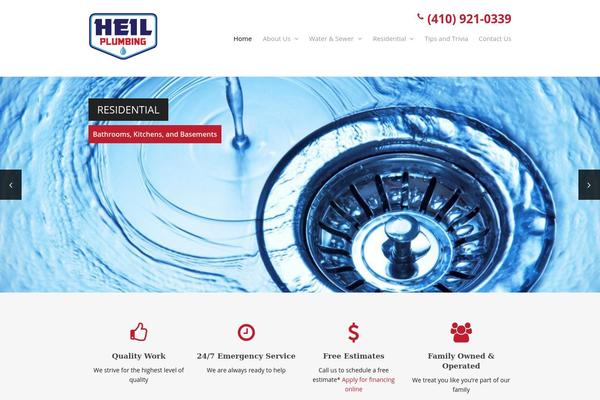 heilplumbing.com site used Wpex-elegant-child