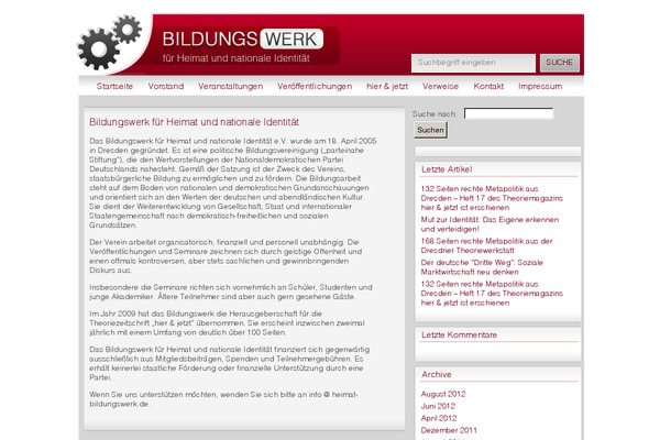 heimat-bildungswerk.de site used Bildungswerk