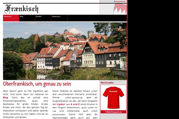 WordPress website example screenshot