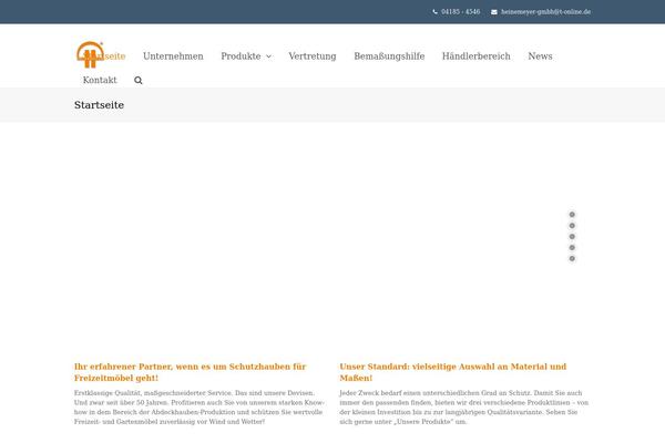 WordPress website example screenshot