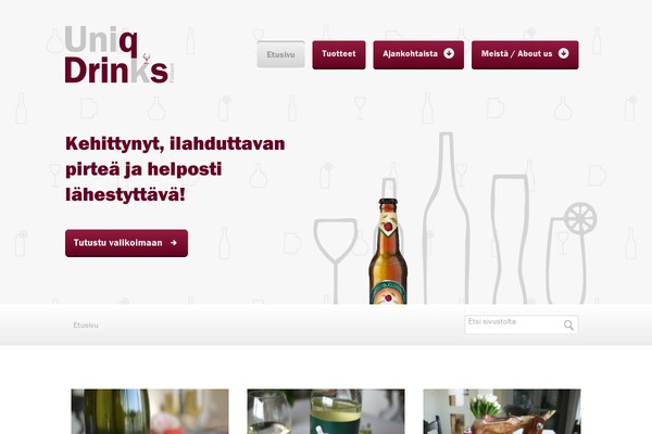 uniqdrinks theme websites examples