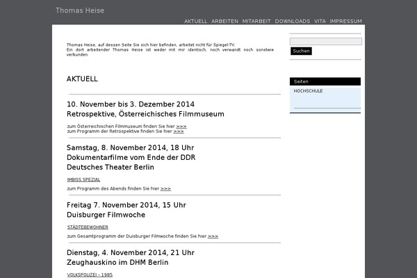 heise-film.de site used Heise