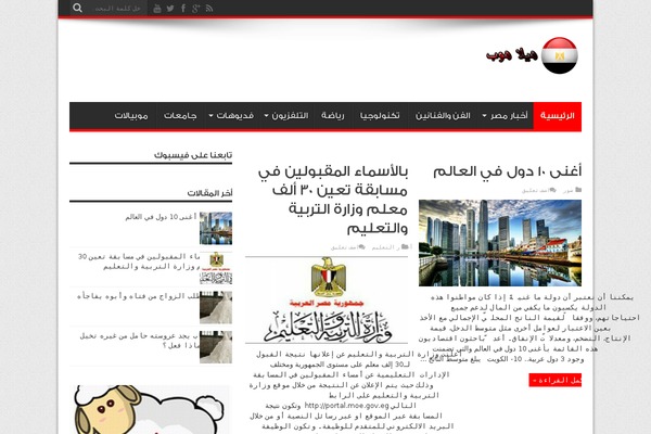 WordPress website example screenshot