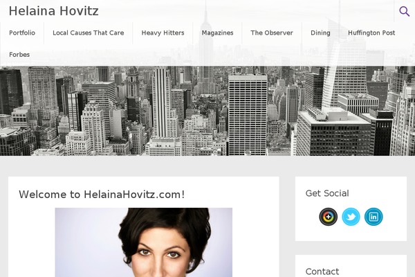 Radiate theme site design template sample