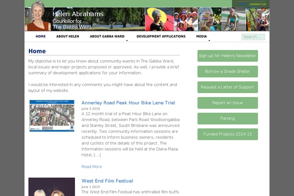 helenabrahams.com site used Dory