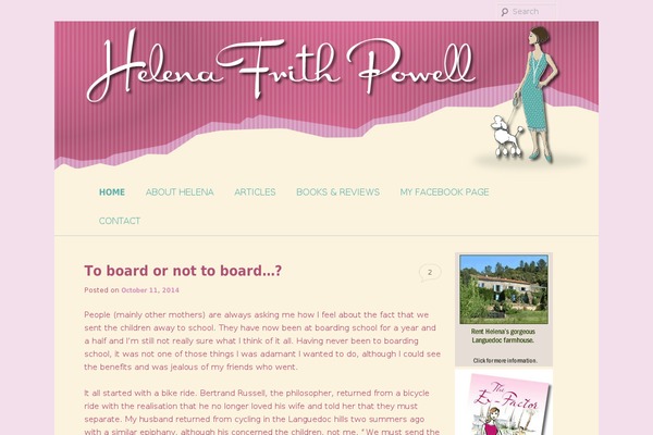 helenafrithpowell.com site used Twenty_eleven