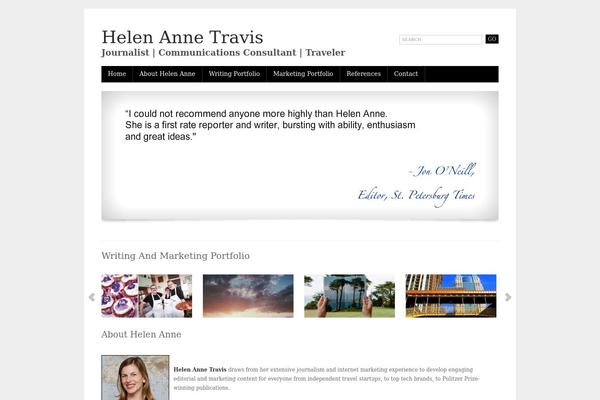 WordPress website example screenshot