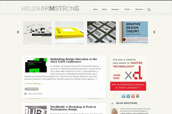 helenarmstrong.us site used BlackWhite Lite