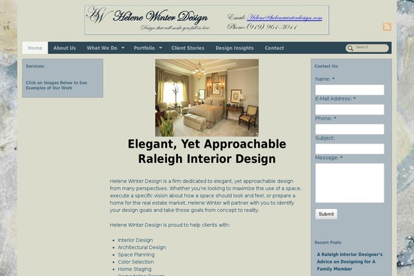 WordPress website example screenshot