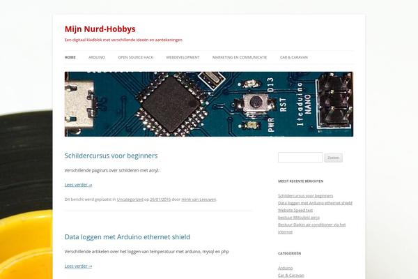 WordPress website example screenshot