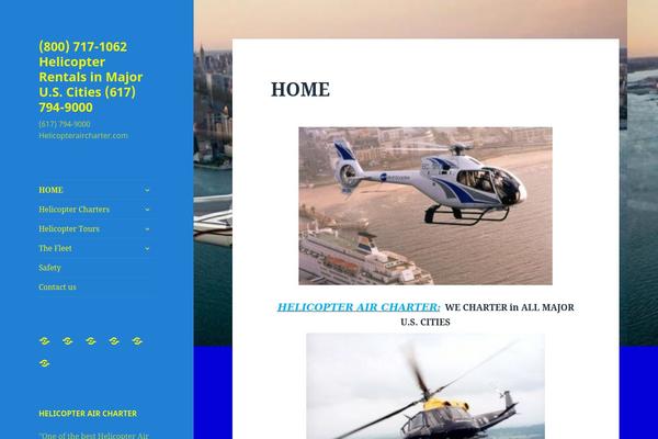 Twenty Fifteen theme site design template sample