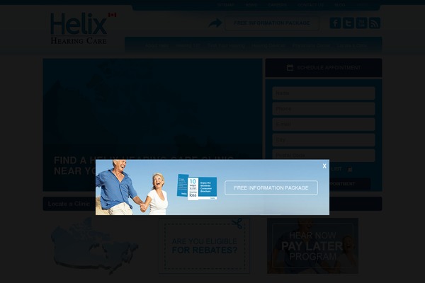 Helix theme site design template sample