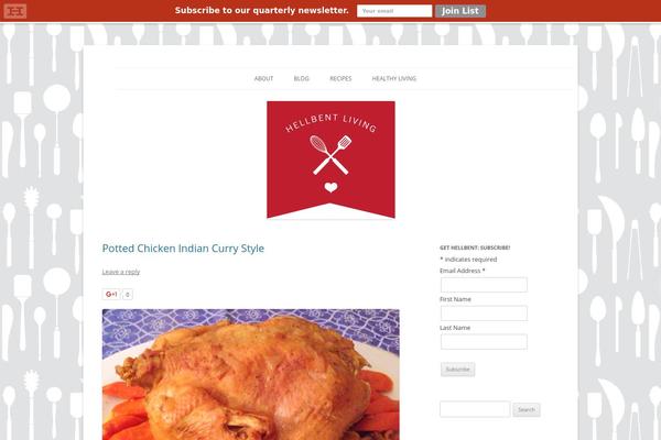 Twenty Twelve theme site design template sample