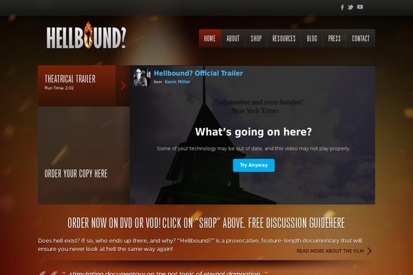 hellboundthemovie.com site used Hellbound