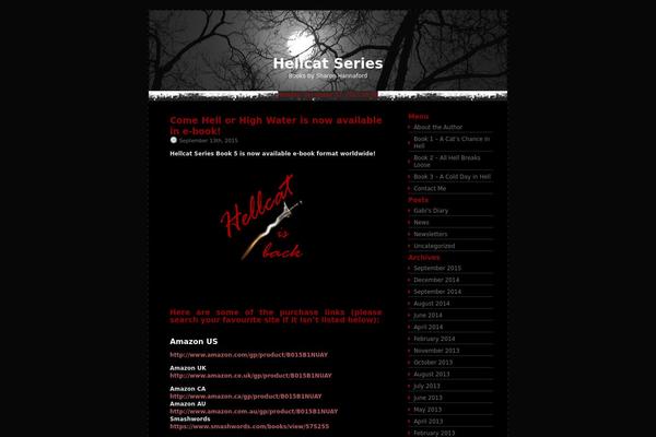 Lavinya Black theme site design template sample