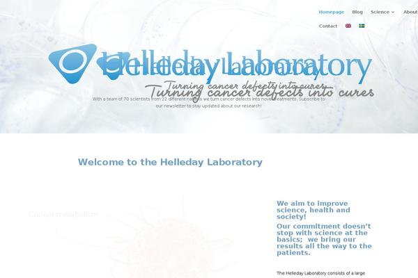 helleday.org site used Helleday
