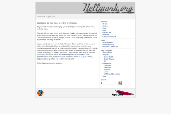 hellmark.org site used Pressrow