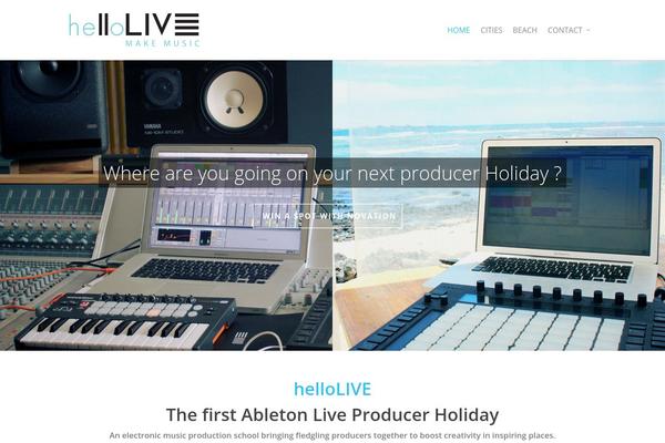 WordPress website example screenshot