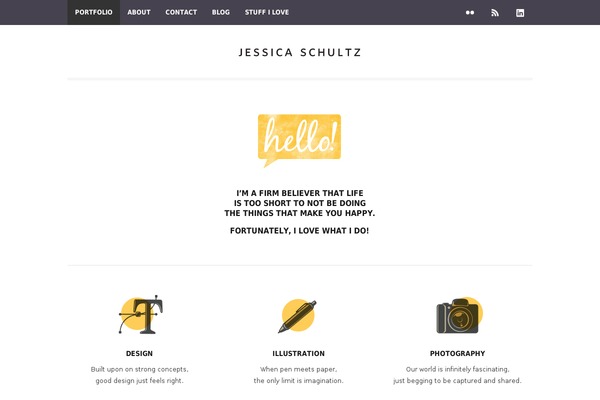 WordPress website example screenshot