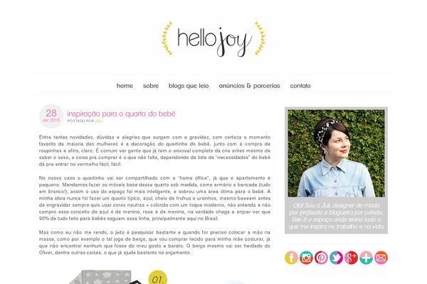 hellojoyblog.com site used Inspirationpro